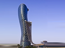 Abu Dhabi Capital Gate Tower
